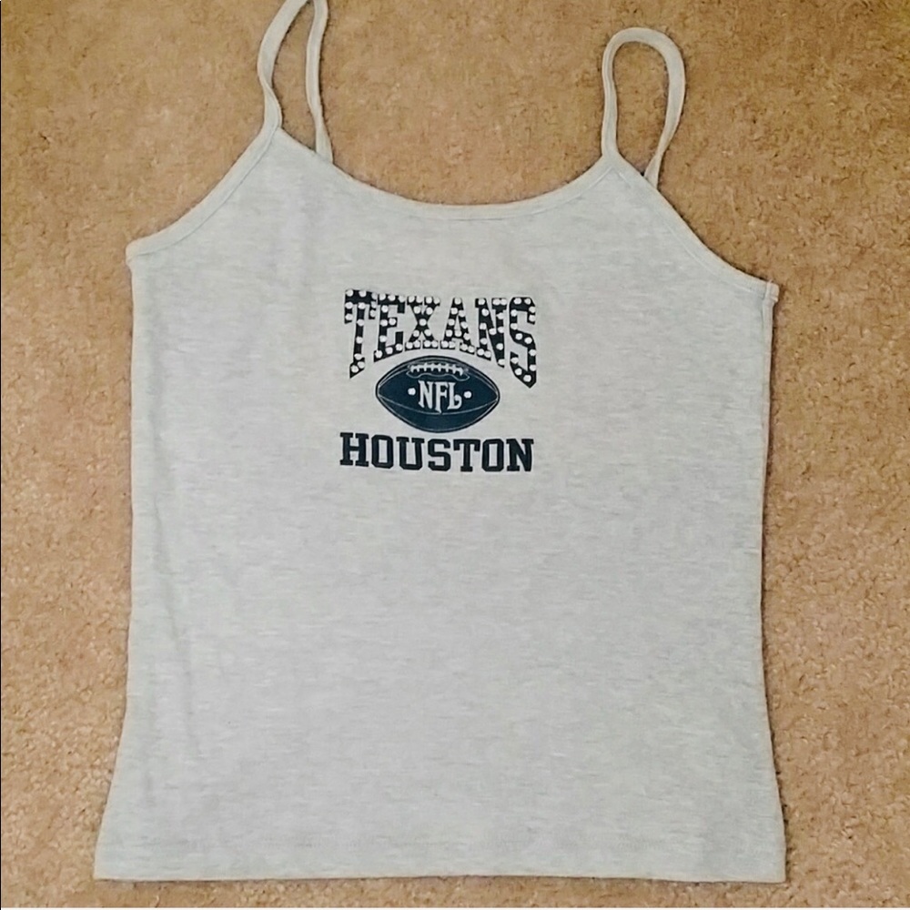 SALE! Houston Texans NFL gray tank EUC